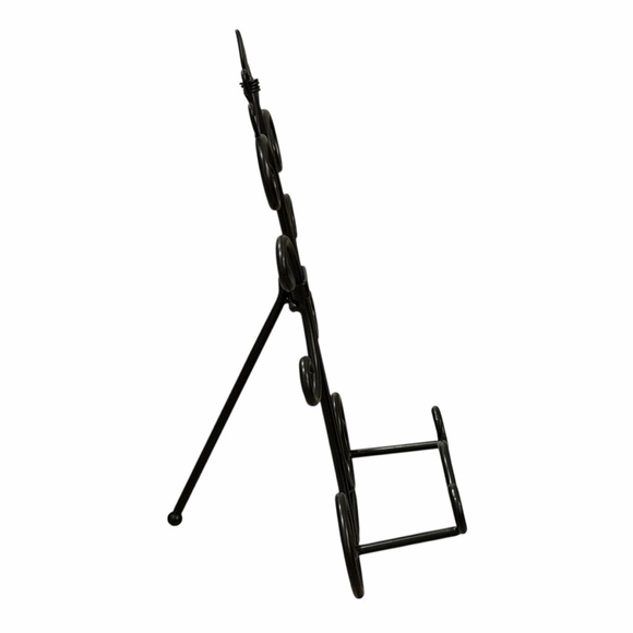 10/$25🦋 Pier 1 Imports Villa Black Rod Iron Scroll Decorative Easel/Plate Stand - Picture 5 of 13